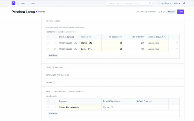 Automate Stock Renewal