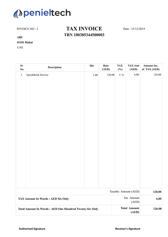 Invoice 2