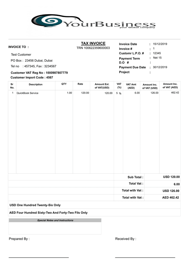 Invoice 3