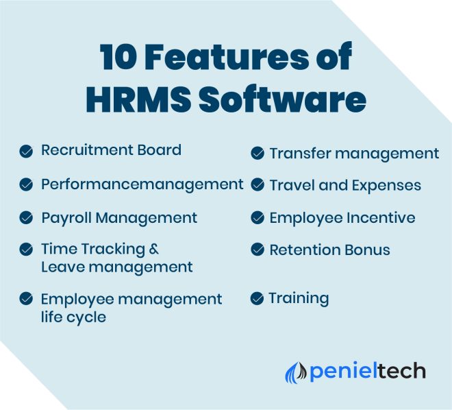 Peniel Technology Llc 10 Features Of Hrms Software